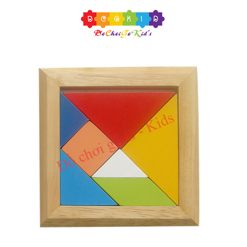 Tangram Đơn Có Sách Hướng Dẫn Winwintoys đồ chơi xếp hình trí uẩn đồ chơi trí tuệ cho bé