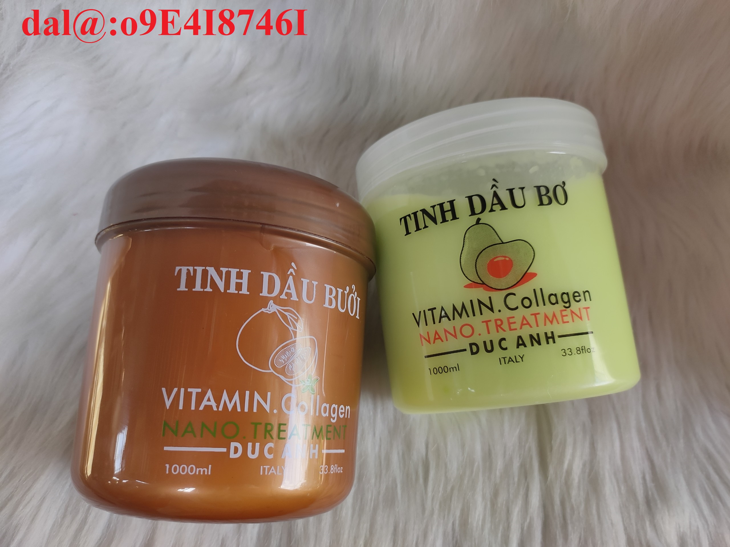 Hấp xả tóc tinh dầu Đức Anh Bưởi/ Bơ mềm mượt tóc