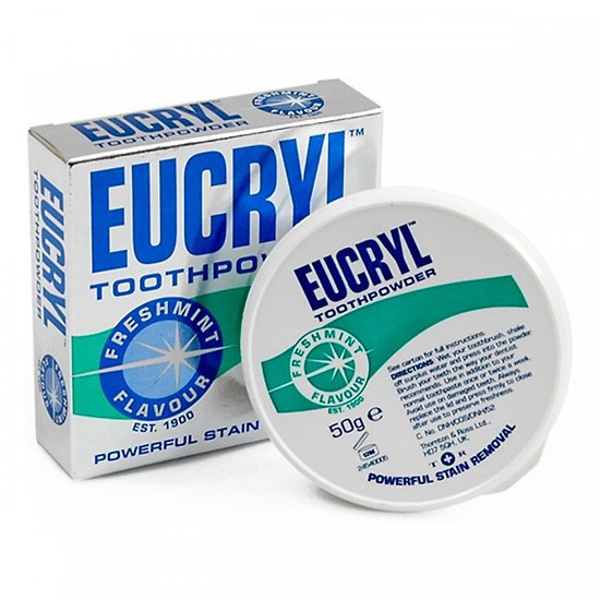 Bột tẩy trắng răng Eucryl 50g