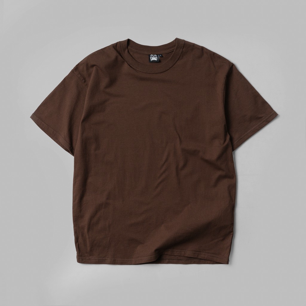 Áo thun trơn gori basic tee - nâu