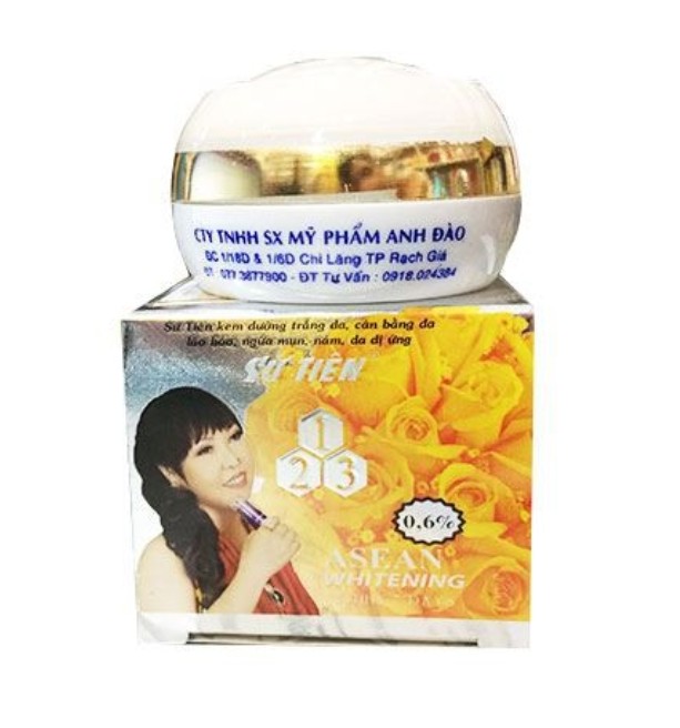 Kem dưỡng trắng da, chống lão hóa Sứ Tiên - Trắng -  8g