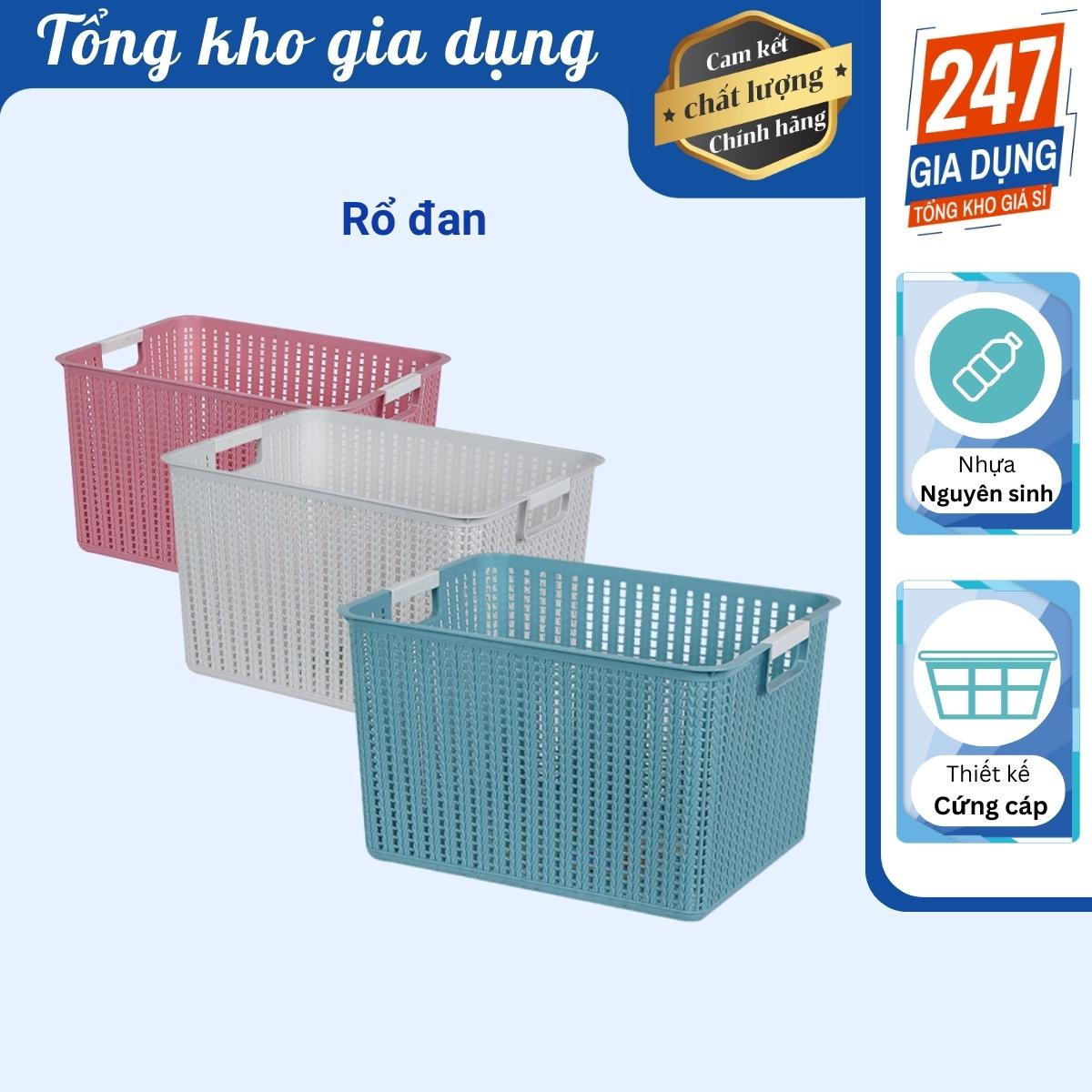 Rổ nhựa Việt Nhật - rổ đan