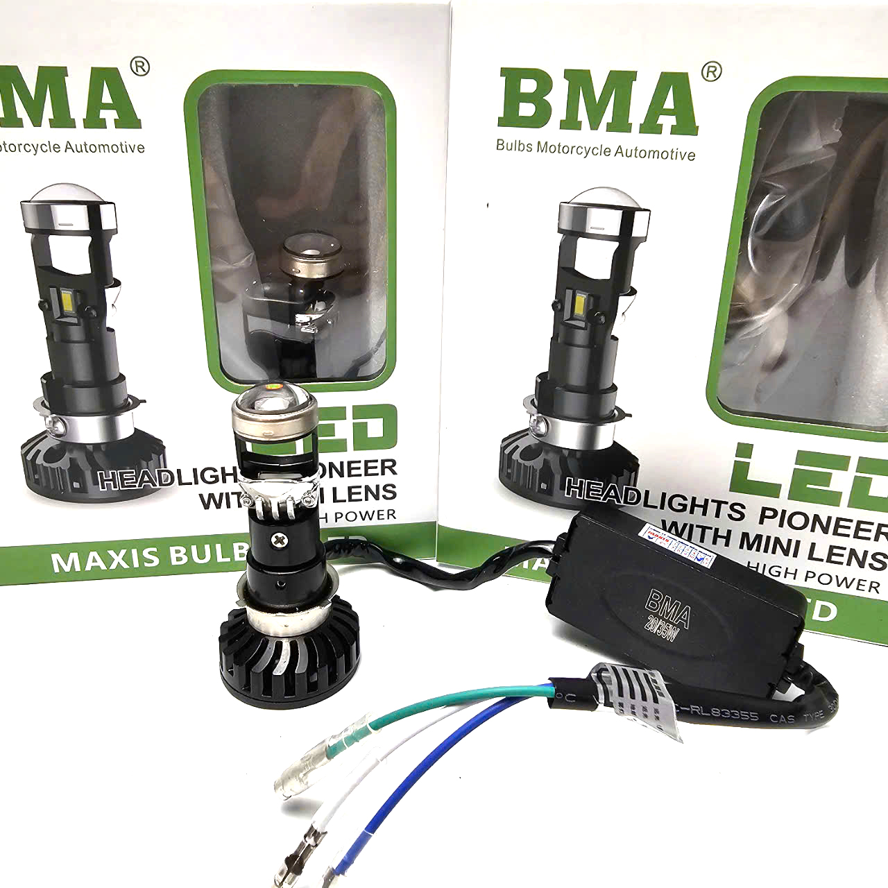 [Ảnh thật] Đèn pha led M8C 40W tí hon lắp Dream, Wave, Si,vvv các loại xe chân đa năng