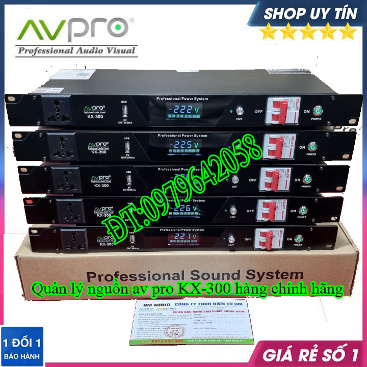 Quản lý nguồn điện AV PRO KM-300 hàng nhập khẩu 2