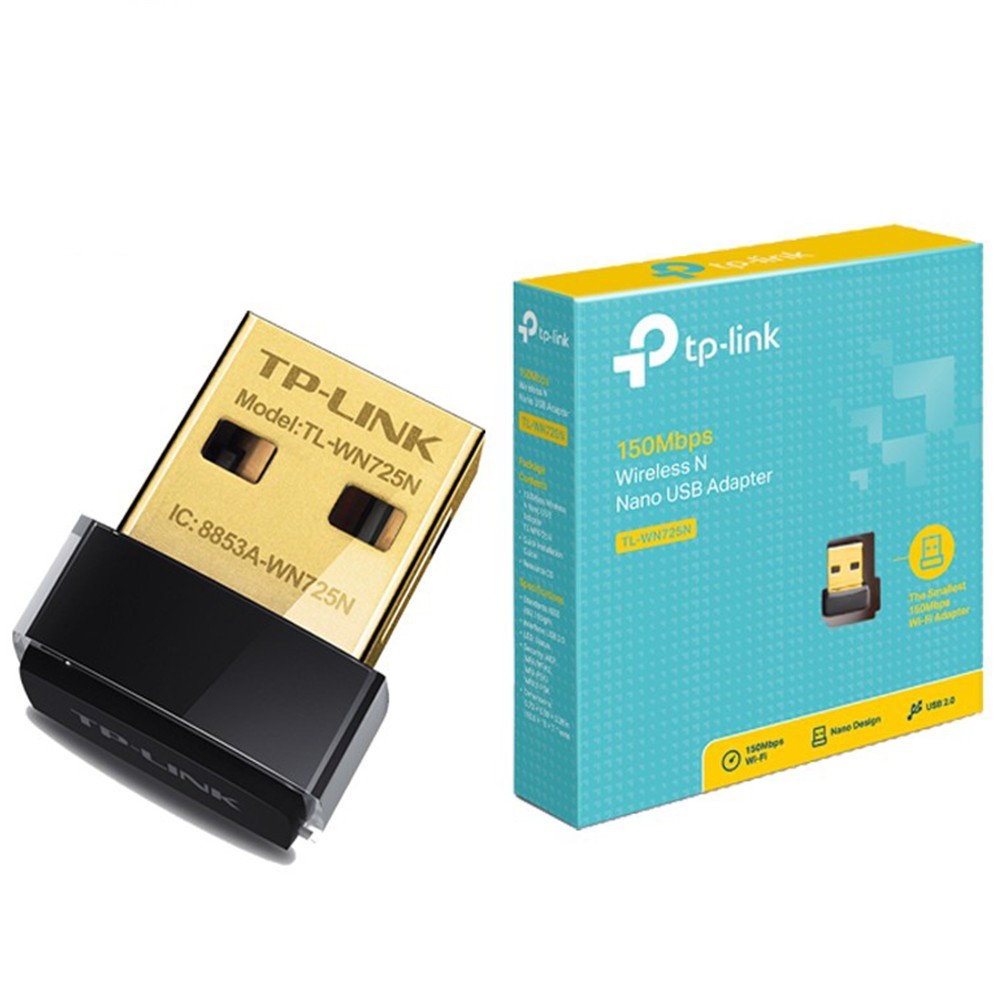 Usb thu wi-fi tp-link tl-wn725n nano chuẩn n không dây tốc độ 150mbps