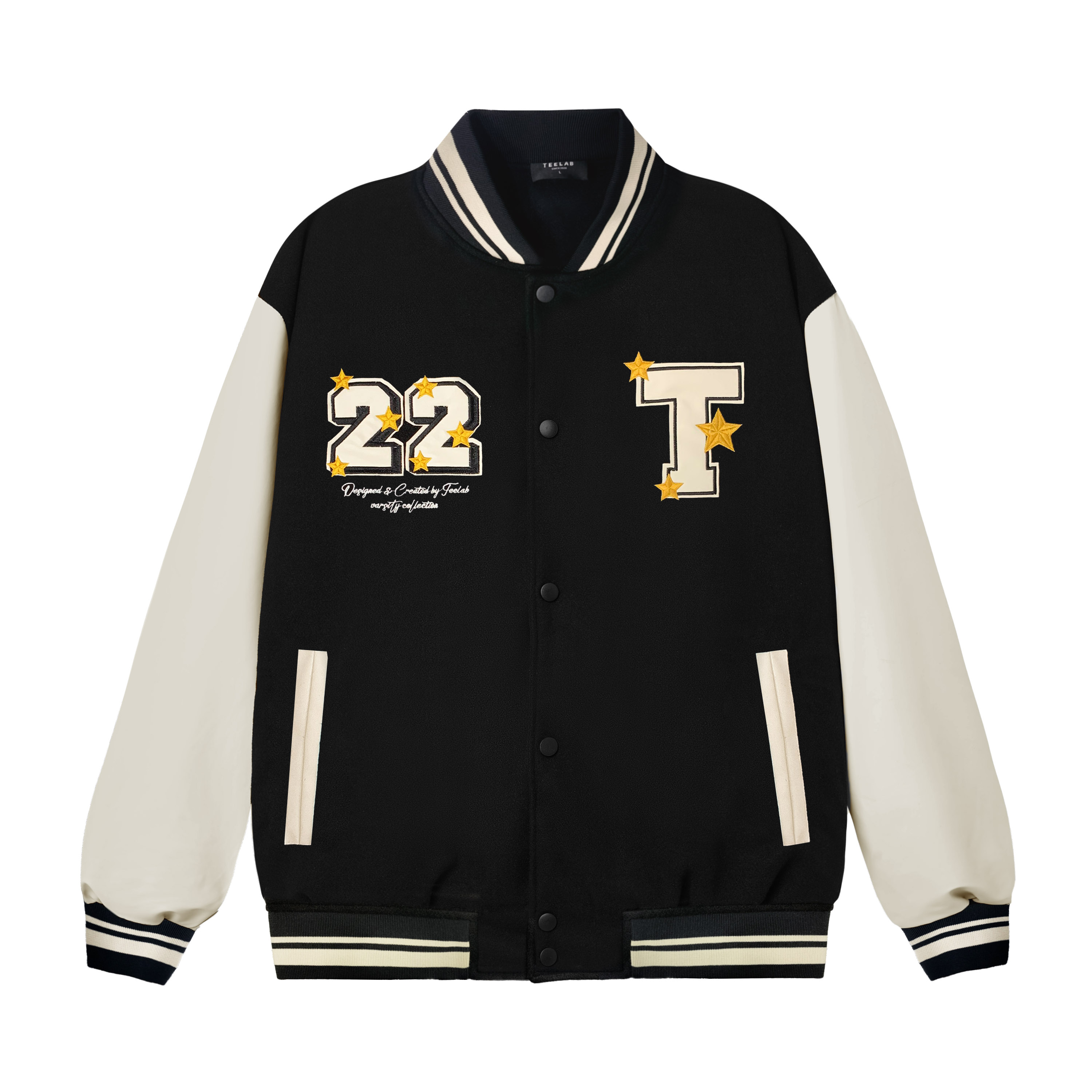 Áo Khoác Varsity Teelab Vintage National Tide AK057