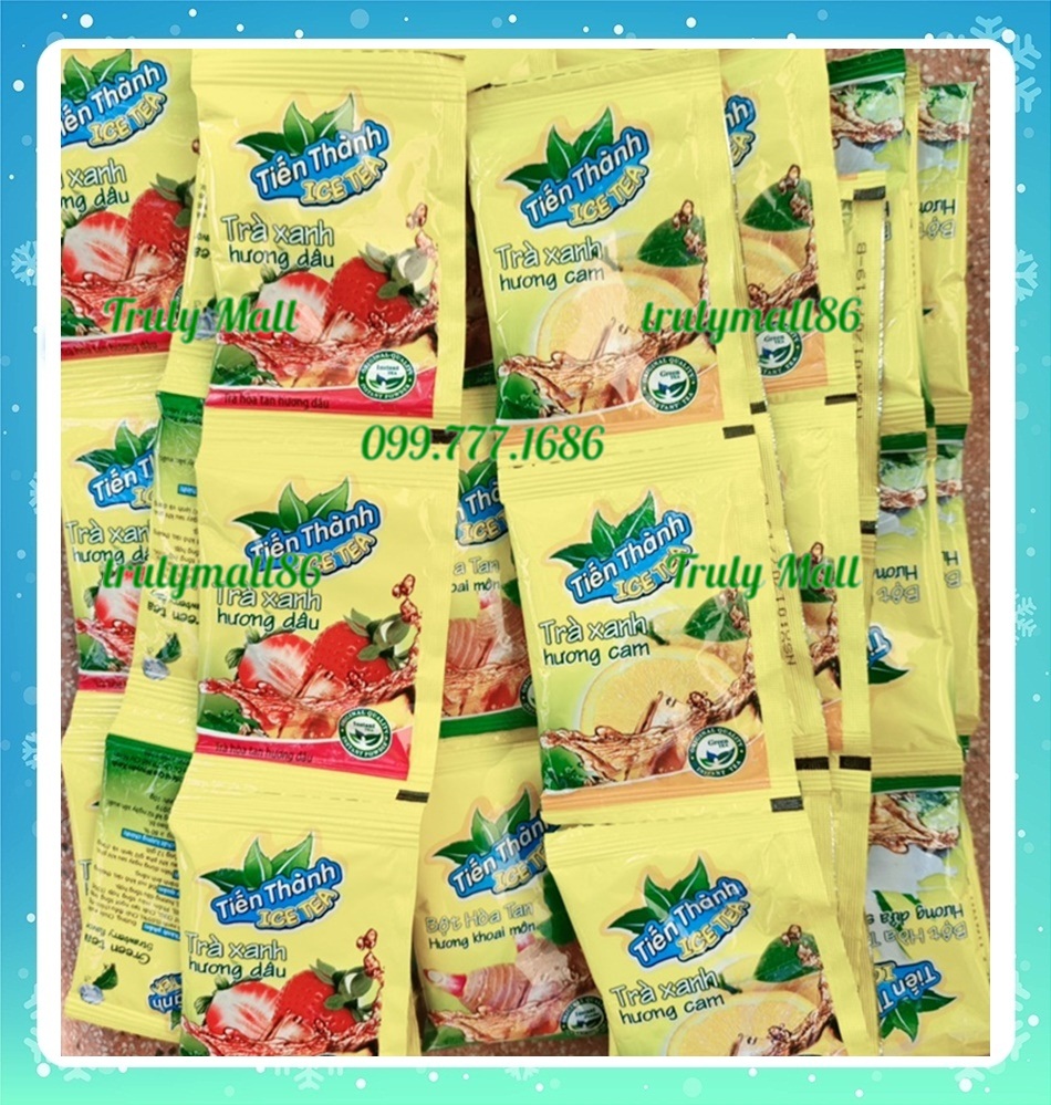 Combo 20 Gói (Gói 10gr) Trà Hòa Tan Tiến Thành Mix Đủ Loại