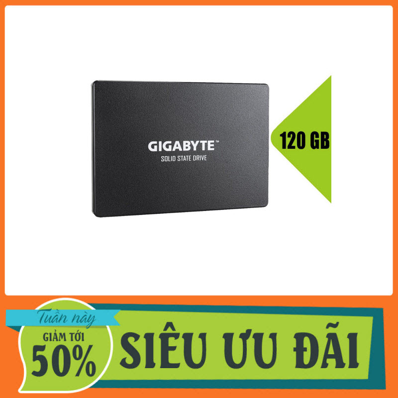 [HCM]Ổ Cứng SSD Gigabyte 2.5-Inch SATA III 120GB GP-GSTFS31120GNTD Chính Hãng Dành Cho Laptop Pc Kích Thước 2.5" - Bảo Hành 1 Đổi 1