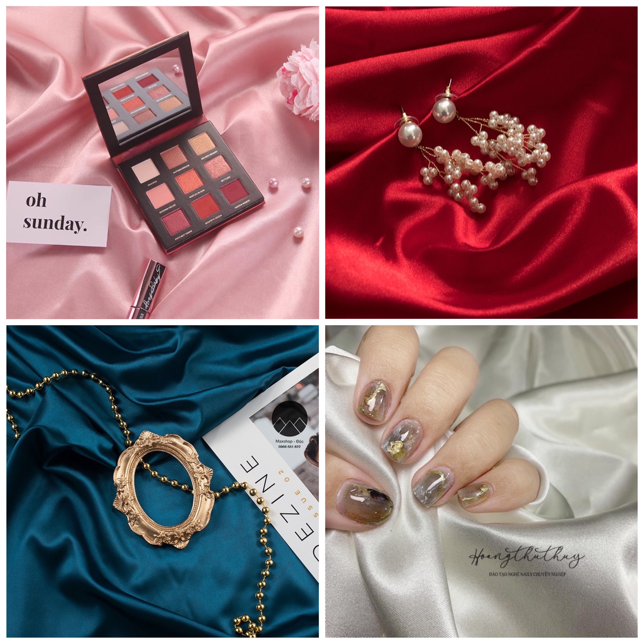 Phông nền chụp ảnh vải bóng, vải lụa trang trí chụp ảnh sản phẩm, decor chụp ảnh nail, background son, chụp mỹ phẩm