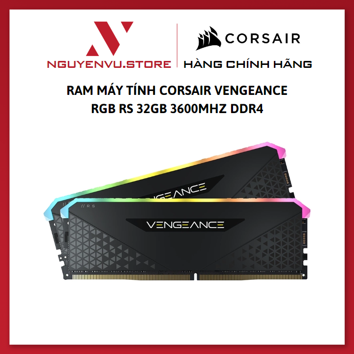 Ram máy tính PC Corsair Vengeance RGB RS 32GB 3600MHz