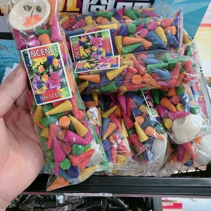 NỤ TRẦM HƯƠNG TẨY UẾ THÁI LAN (1 bịch 100v mix ĐỦ MÙI)