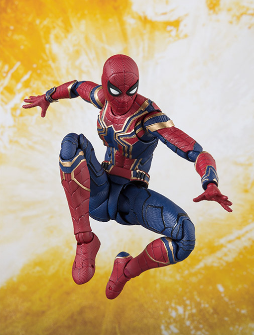 Mô hình nhân vật khớp người nhện Iron Spider Man 15cm