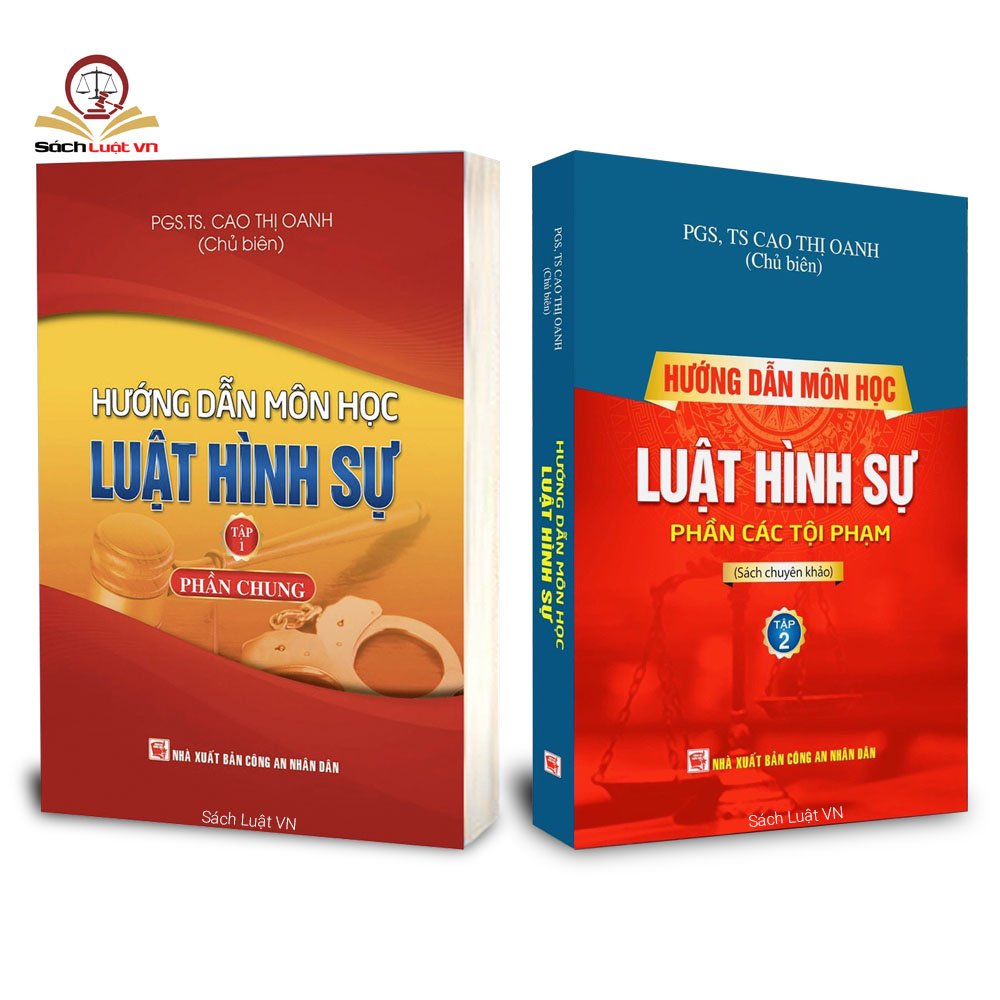 Sách- Hướng dẫn môn học Luật hình sự tập 1 và tập 2