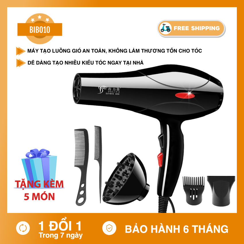Máy sấy tóc gió 2 chiều nóng lạnh DELIYA 2200w-Phù hợp mọi kiểu tóc, máy sấy tóc, máy sấy tóc công suất lớn, máy sấy tóc mini, máy sấy tóc tạo kiểu, Máy sấy tóc XL2200, Máy Sấy Tóc 2 Chiều