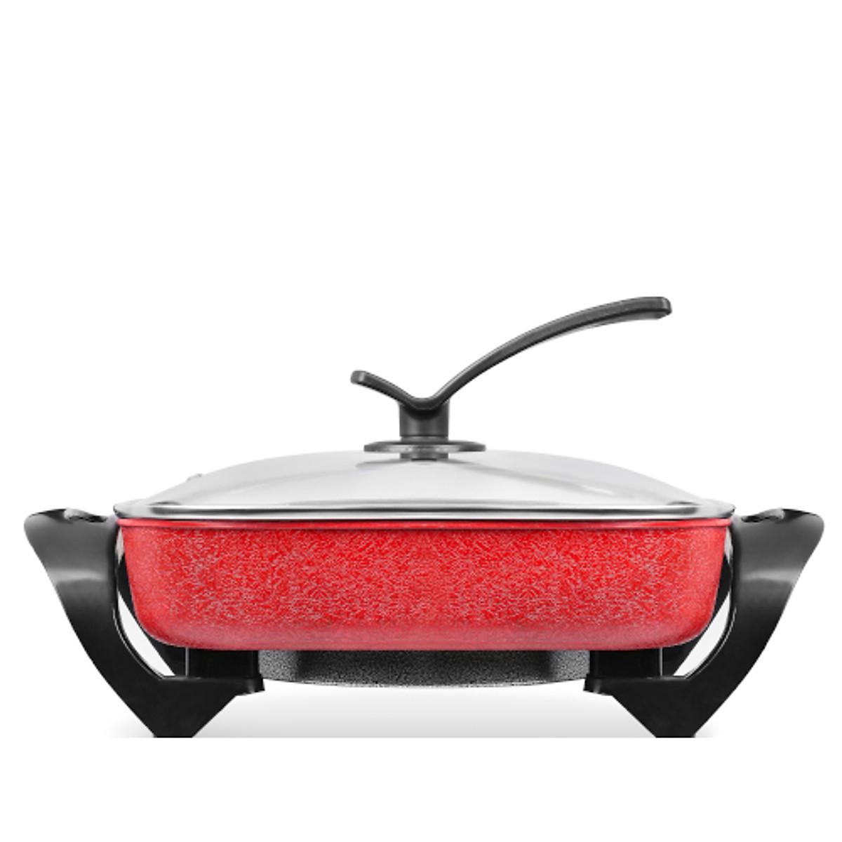 (LOẠI LỚN)Nồi Lẩu Điện Dung Tích Lớn 5 lít, Nồi Chảo Lẩu Điện Vuông cỡ Lớn,Nồi lẩu điện Điện Máy Chợ Lớn,Chống Dính Ưu Việt,5 Mức Điều Chỉnh Nhiệt Độ,Hiệu Qủa Dẫn Nhiệt Tối Ưu