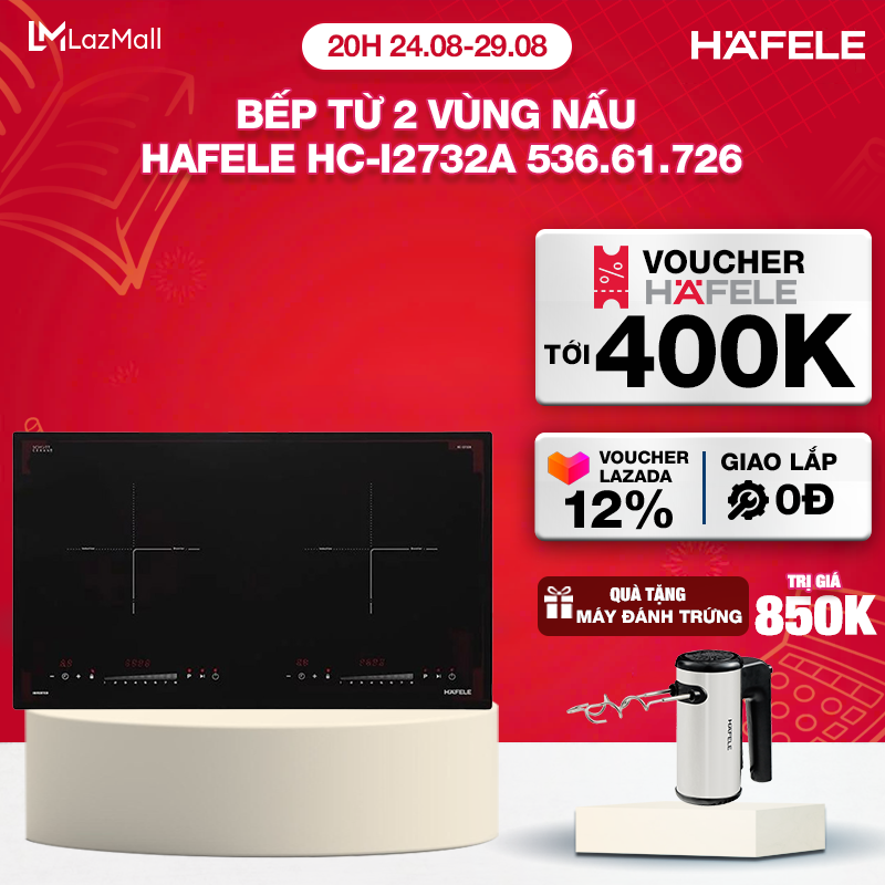 Bếp từ 2 vùng nấu hafele hc-i2732a 536.61.726