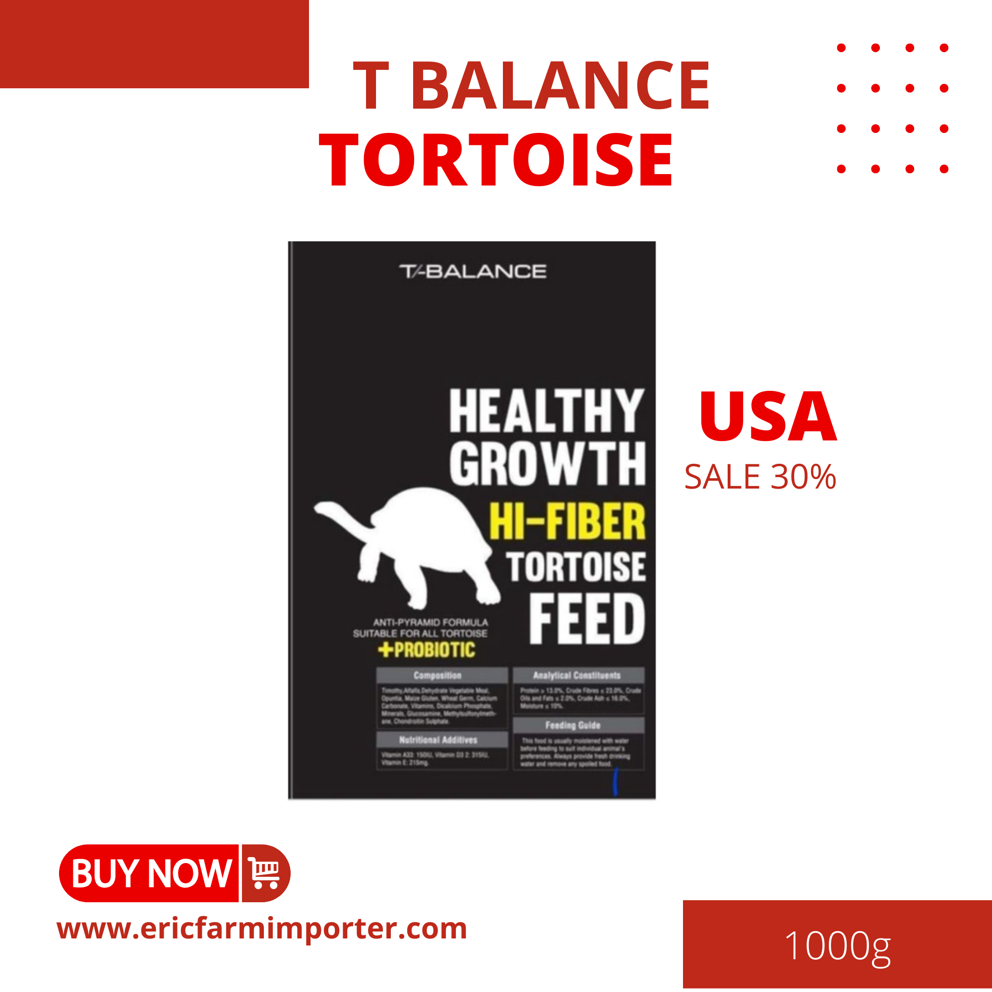 Thức ăn rùa cạn t balance 1kg 🐶 free ship 🐶 bò sát rùa cạn chính hãng dành cho rùa cạn, bò sát