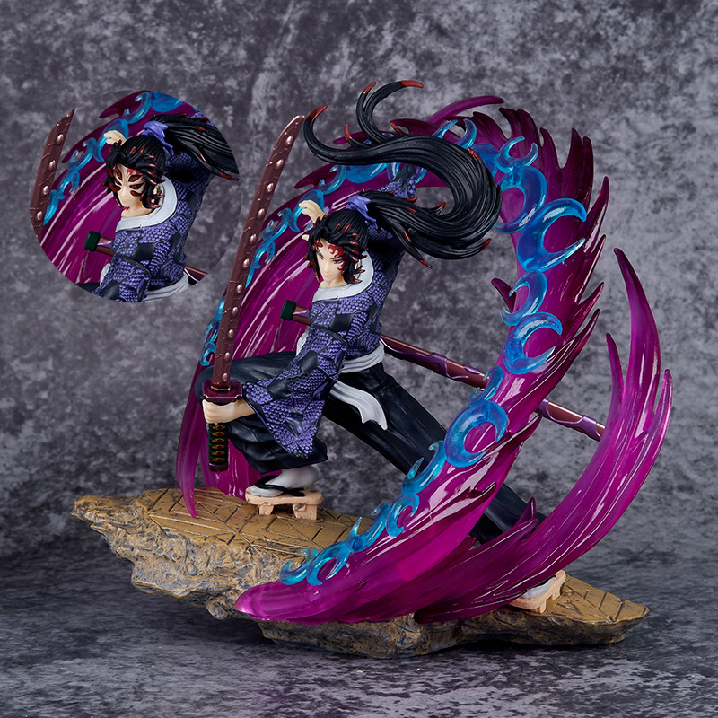 Mô hình nhân vật Kimetsu no Yaiban bộ đôi Yoriichi , Kukoshibo ,Figure anime Kimetsu no yaiban.