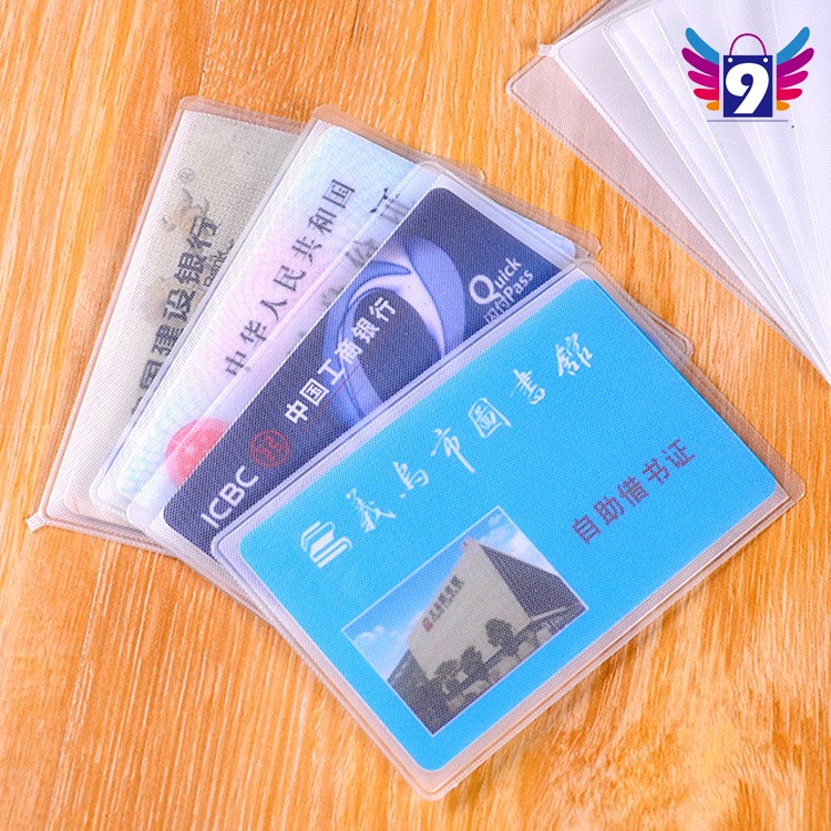 [3-5/8 Hoàn Tiền 25%] - Combo túi nhựa bảo vệ thẻ ATM, Thang máy, Căn Cước Công Dân, Card Visit, Bằng lái xe, Thẻ sinh viên 9STORE