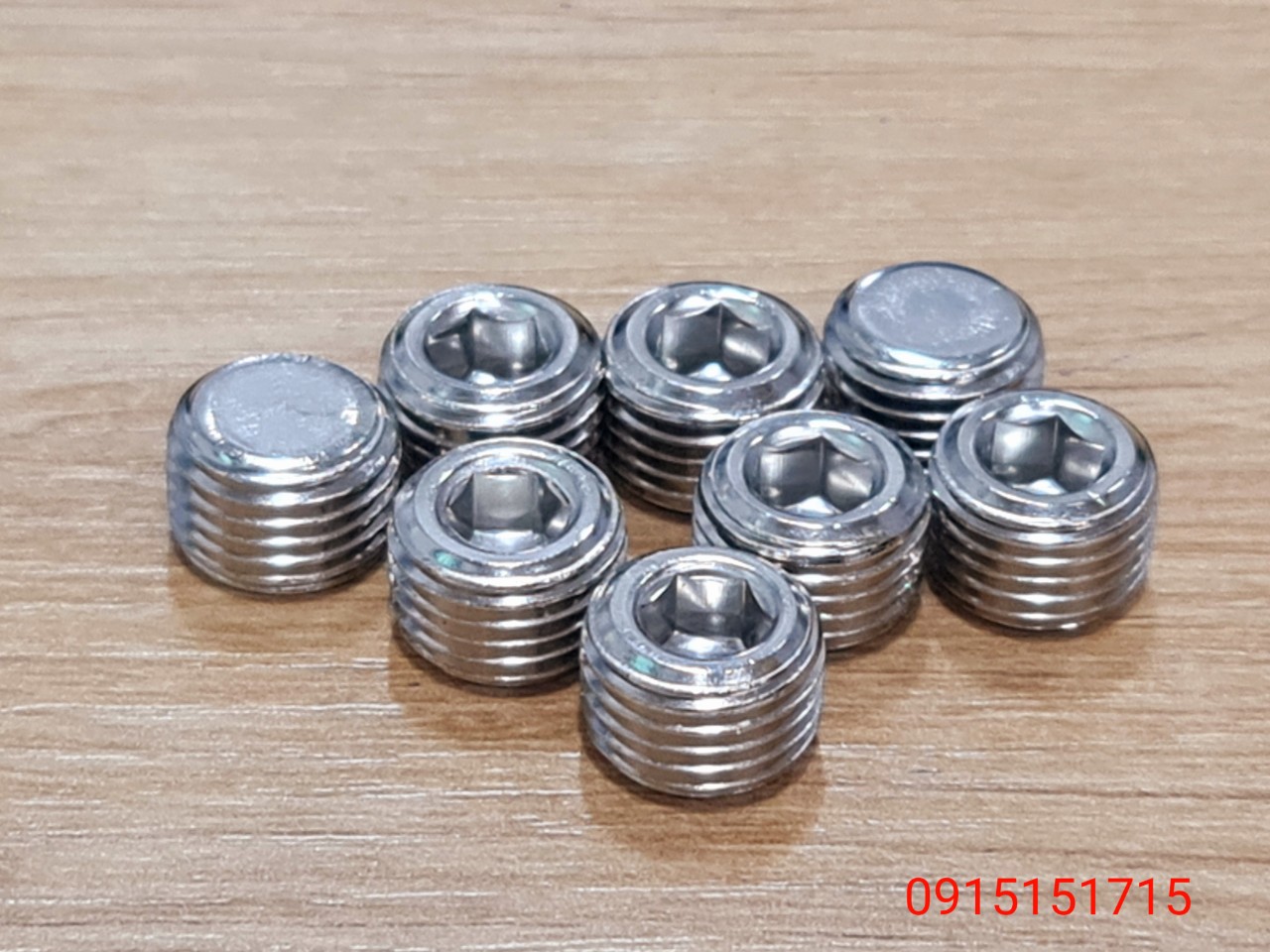 Nút bịt khí nén ren 1/8-1/4-3/8-1/2