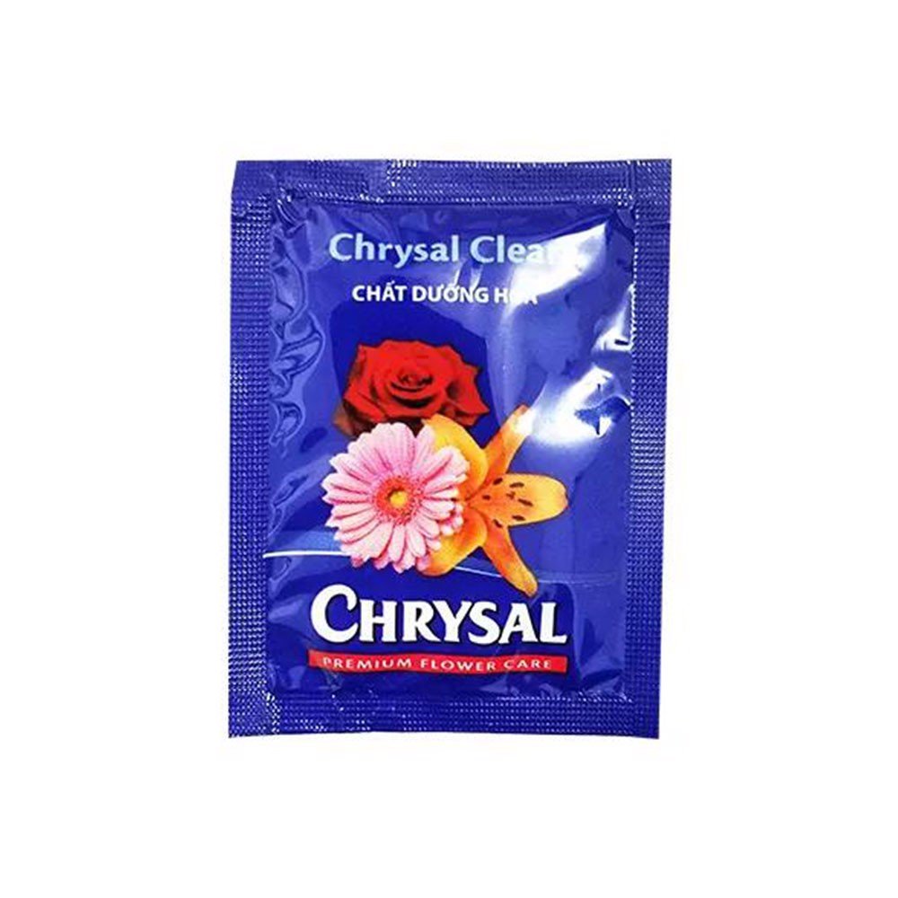 3 gói chất dưỡng hoa trong bình cắm lâu tàn Chrysal Clear