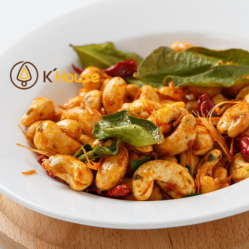 Hạt Điều Chanh Sả Ớt Khouse Túi 40Gr - Hạt Điều K'House Bình Phước