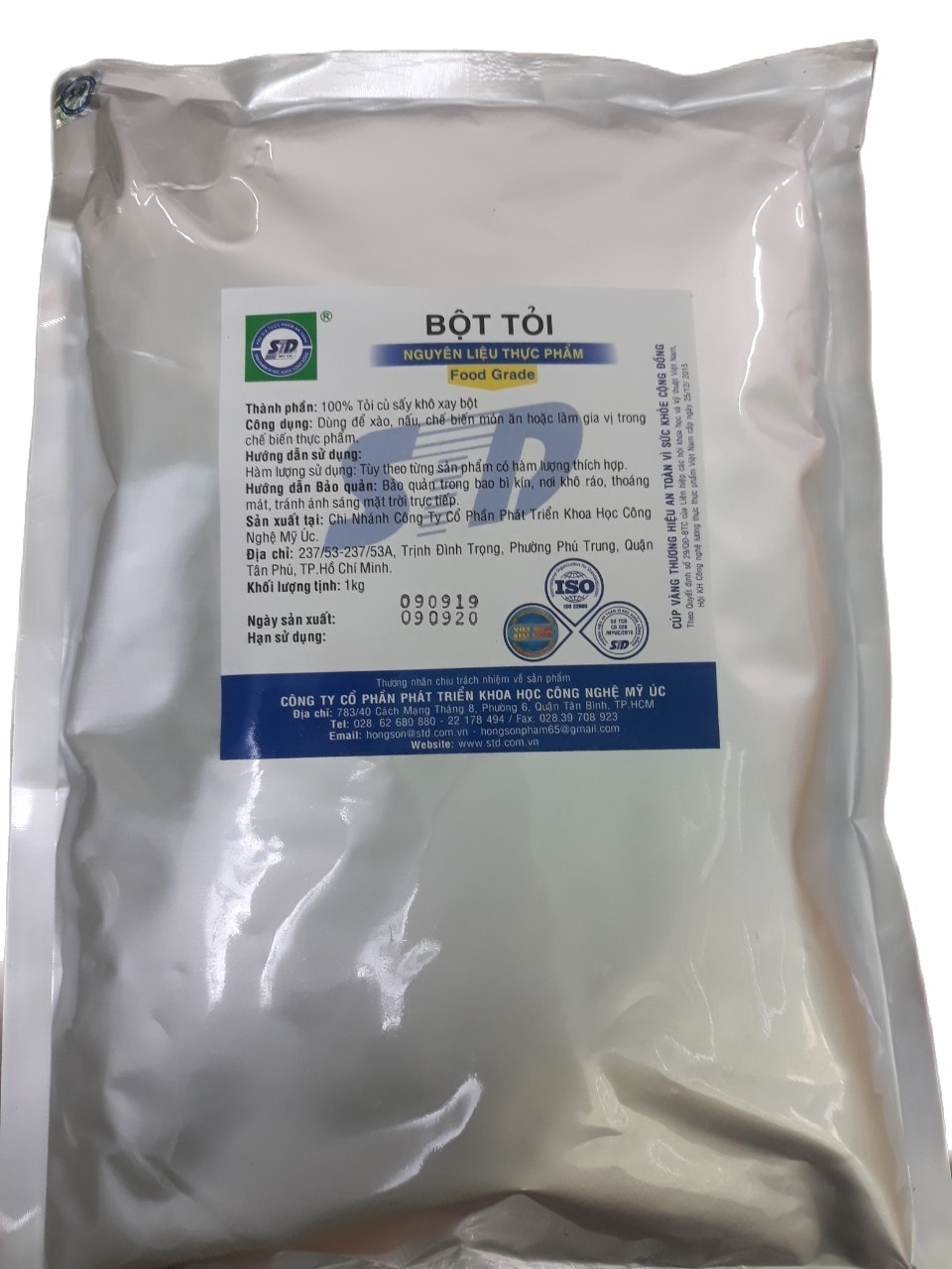 1KG BỘT TỎI THỰC PHẨM