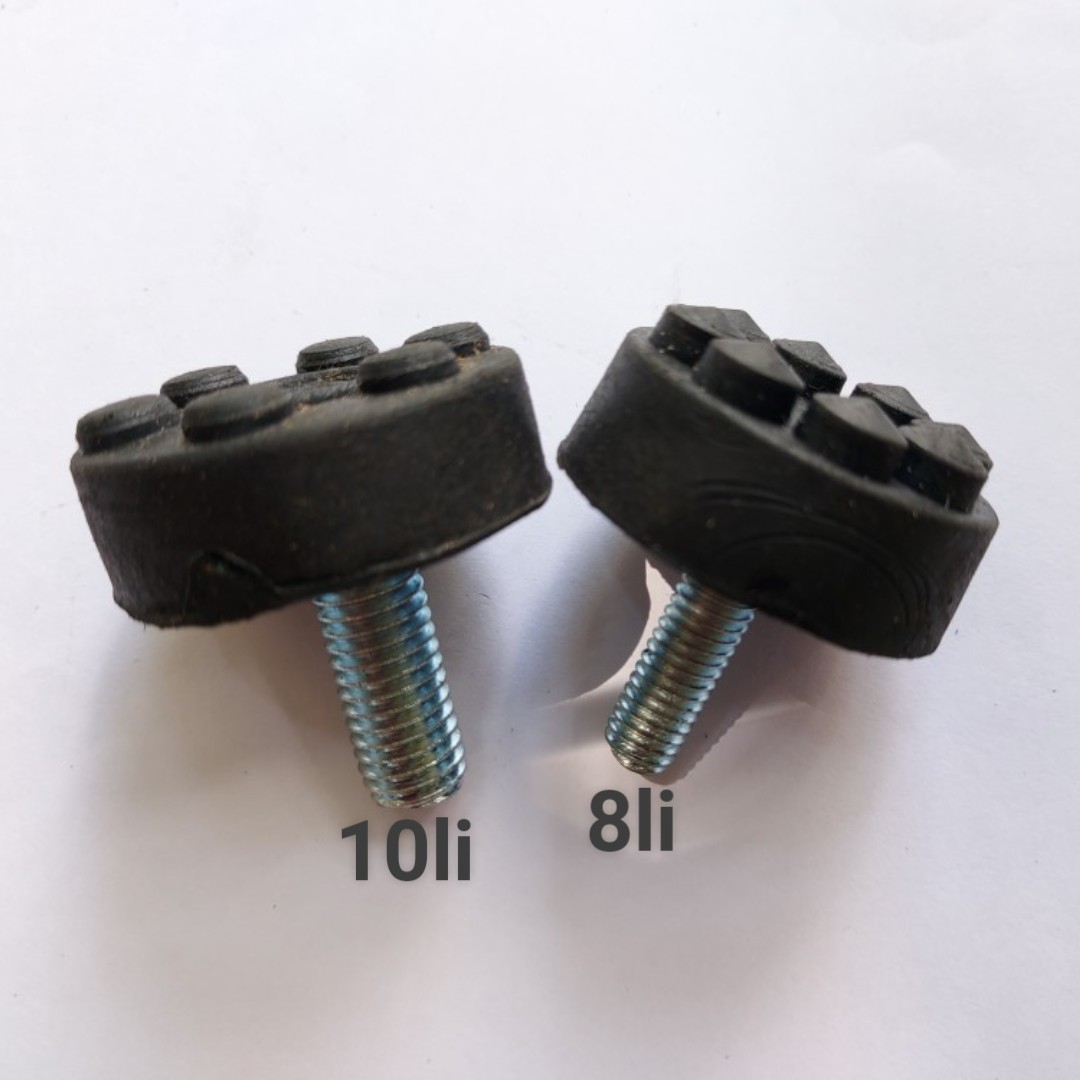 Đế cao su chân võng, ốc cao su chân ghế 10 li, 8 li