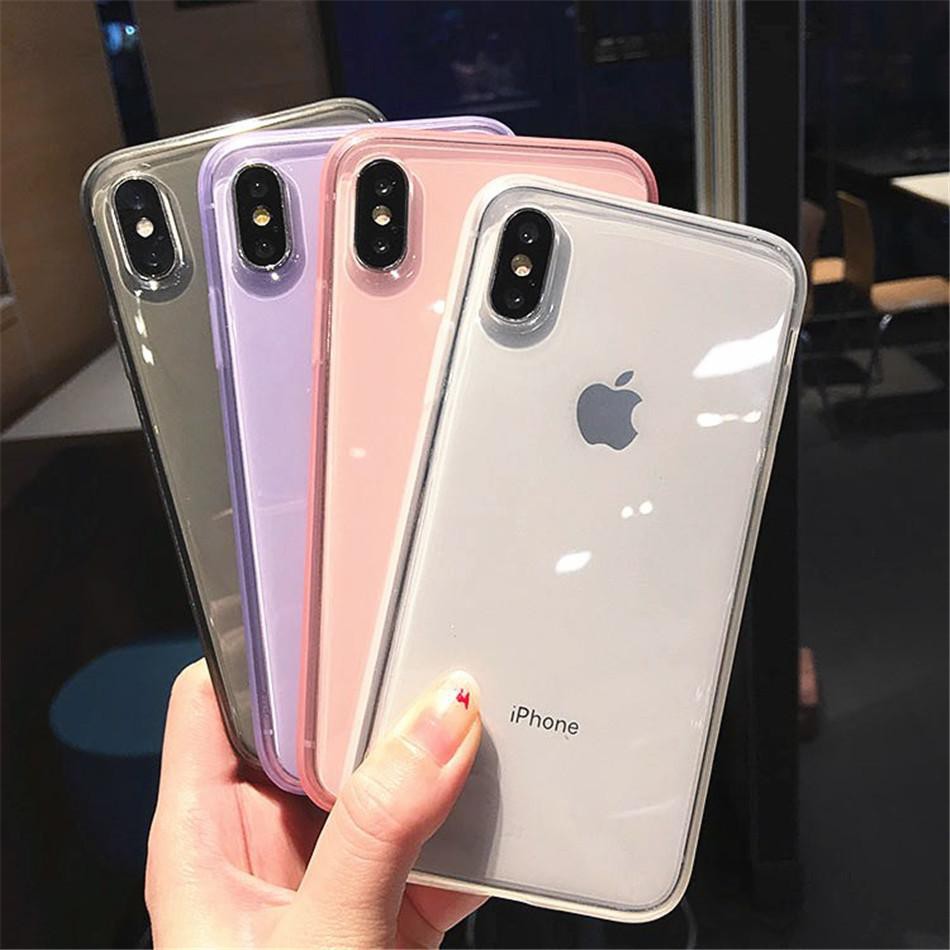 Ốp lưng 6 màu trong suốt cao cấp