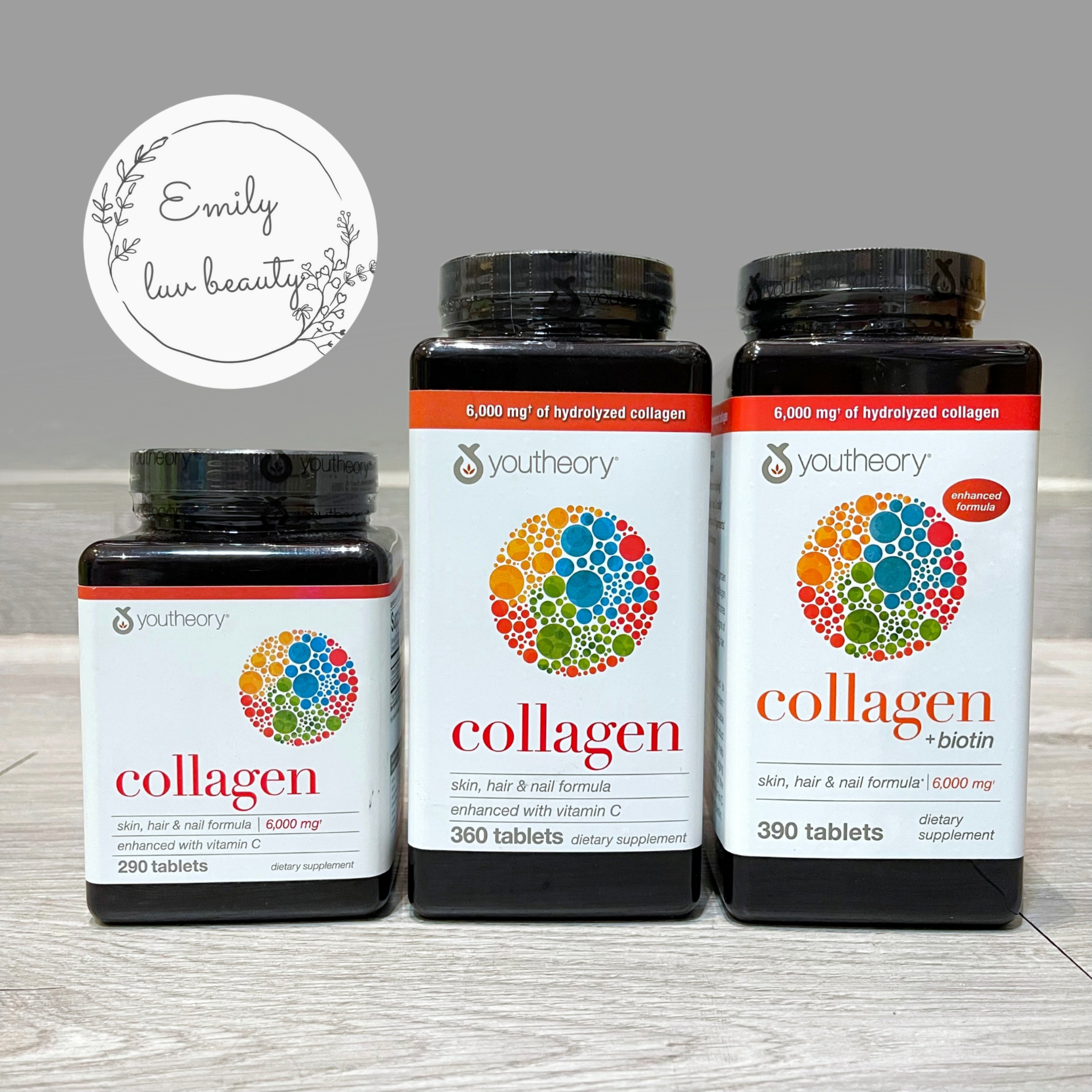 Viên uống Youtheory Collagen Mỹ