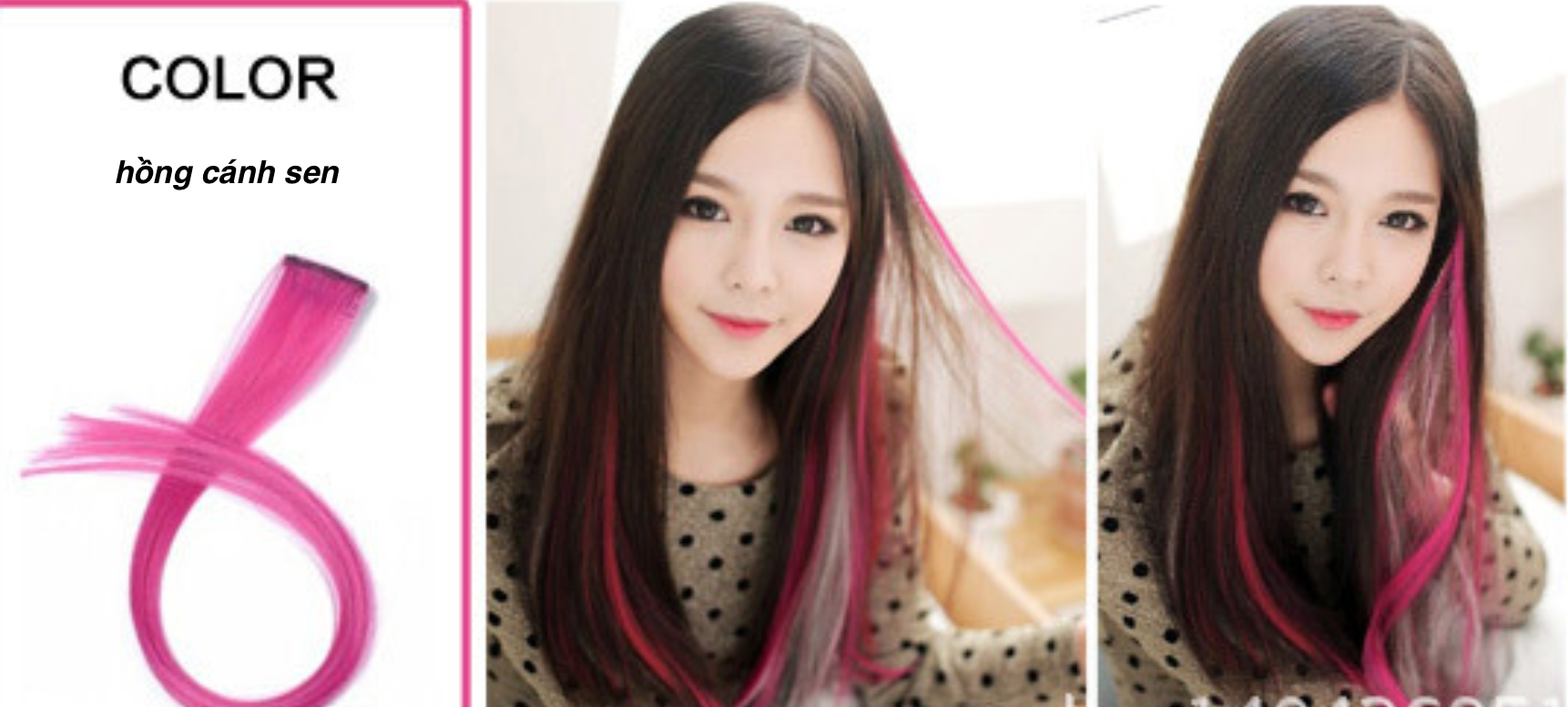 [HCM]COMBO 6 TÉP LINE TÓC KẸP ĐỦ MÀU SẮC TÙY CHỌN SIÊU XINH XẮN 7-12 (1 tép khoảng 80-100 sợi dài 55-60cm. Mua 2 combo tặng 2 tep tóc )