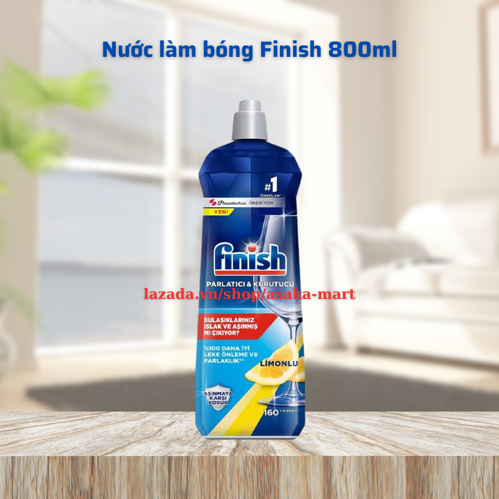Nước làm bóng Finish 800ml/ Chai - Nhập khẩu Châu Âu