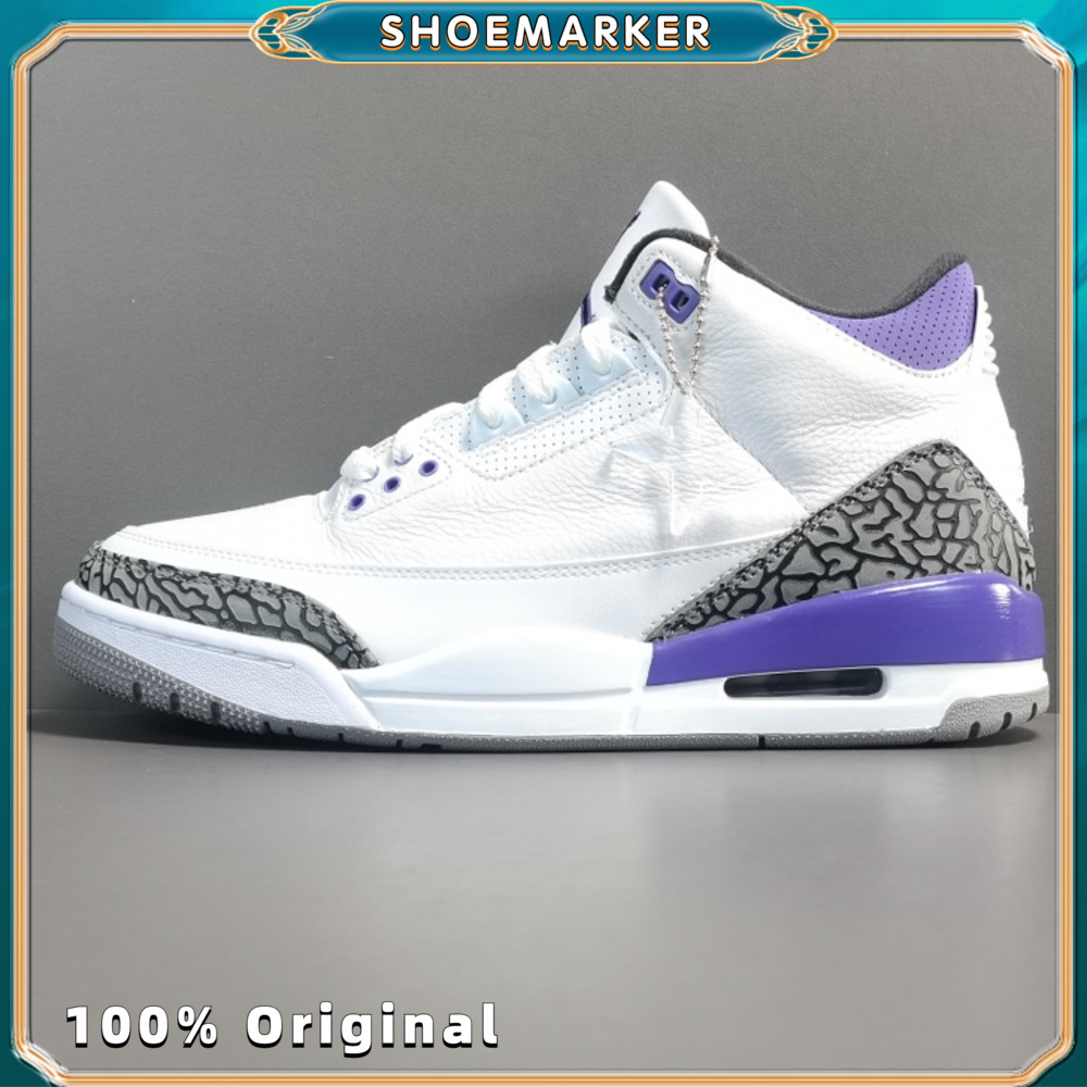 100% chính hãng Giày bóng rổ Air Jordan 3 Retro Dark lris CT8532-401