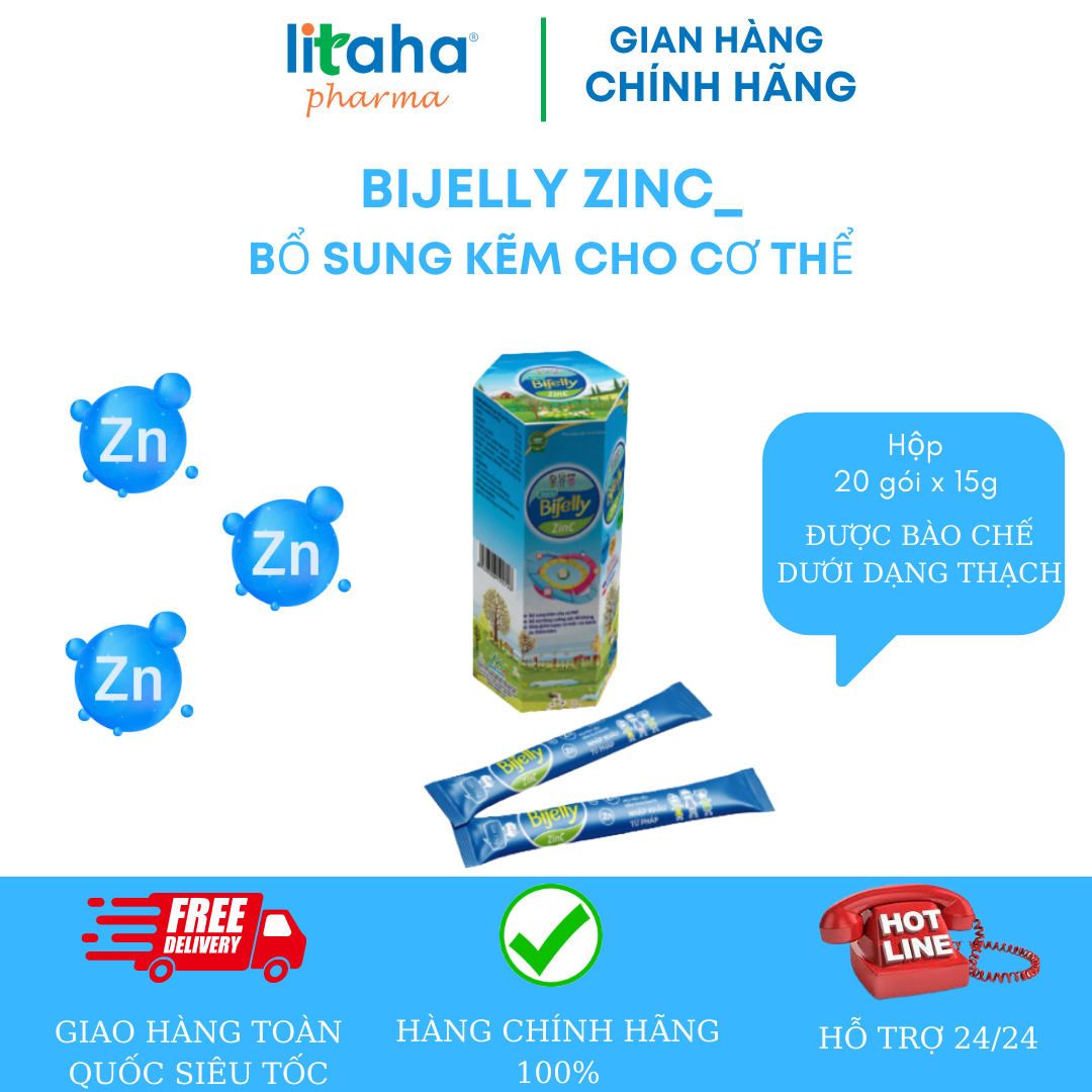 Bijelly ZINC- Bổ sung kẽm cho cơ thể