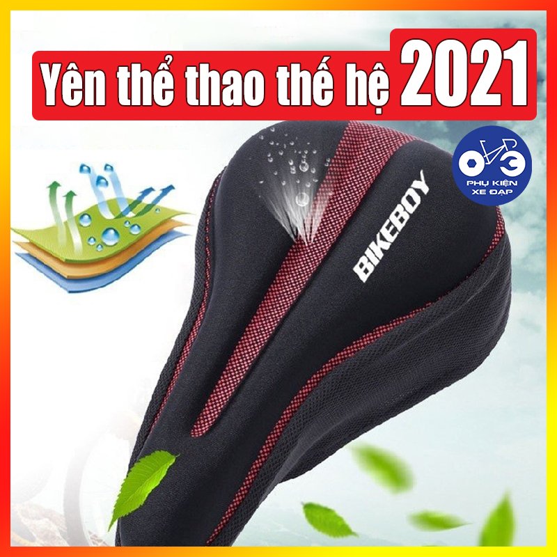 Bọc Yên Xe Đạp Thể Thao, Yên Xe Đạp Đệm xốp lót yên xe đạp leo núi êm ái thoải mái loại mới tặng kèm chuông BY01