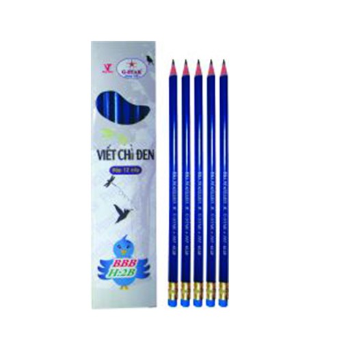 Bút chì đen dẻo g-star aaa/bbb/ccc - 2b