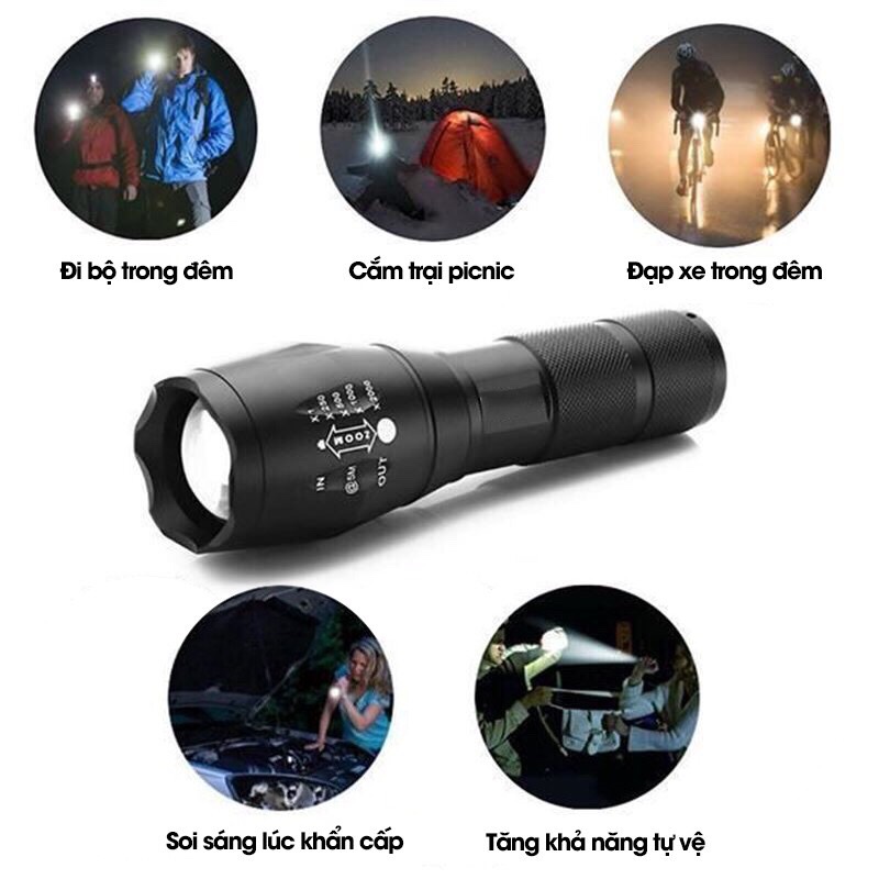 Đèn pin siêu sáng xml-t6