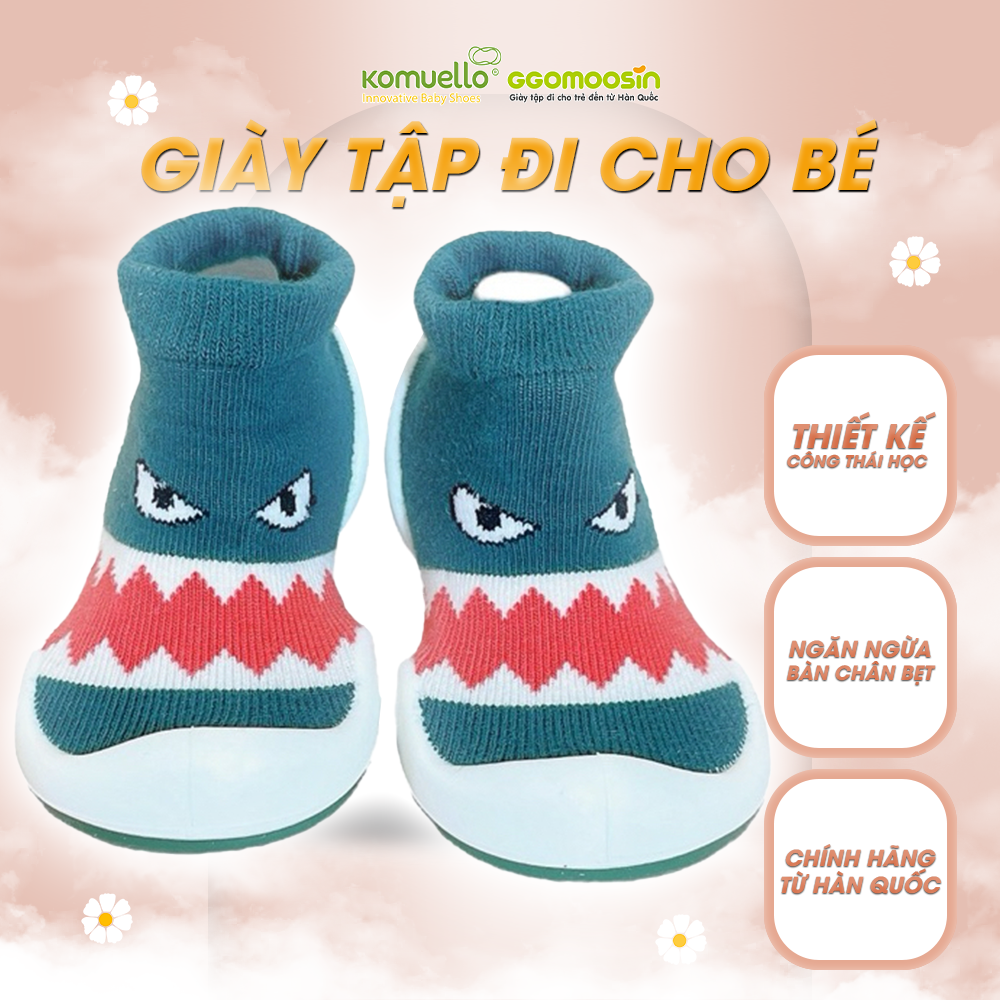 Dino - giày tập đi cho bé cưng made in korea
