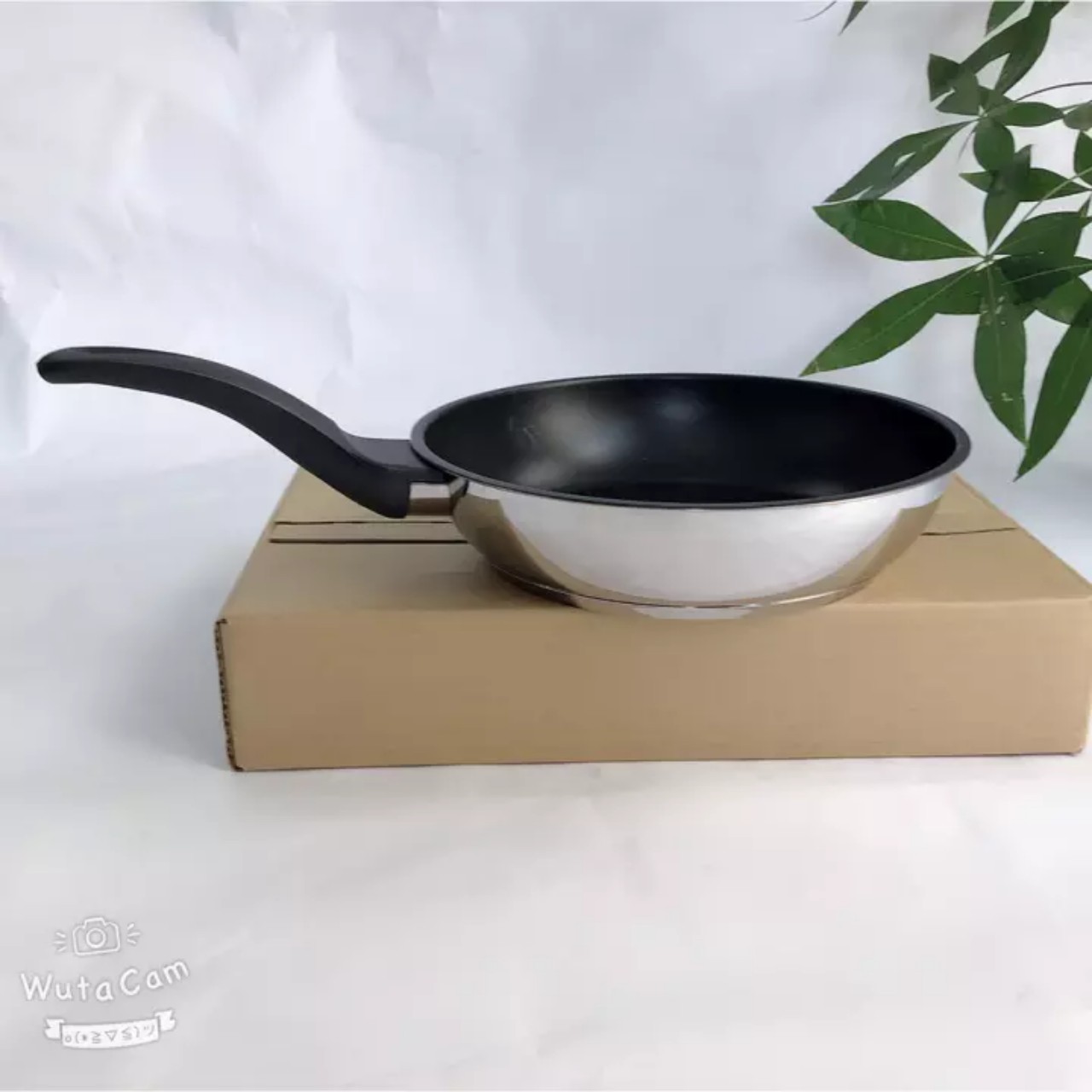 chảo inox chống dính bếp từ Fivestar Standard 24cm.tặng 5 muỗng inox