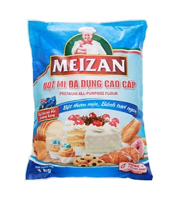 Bột mỳ đa dụng cao cấp meizan - túi 1 ký