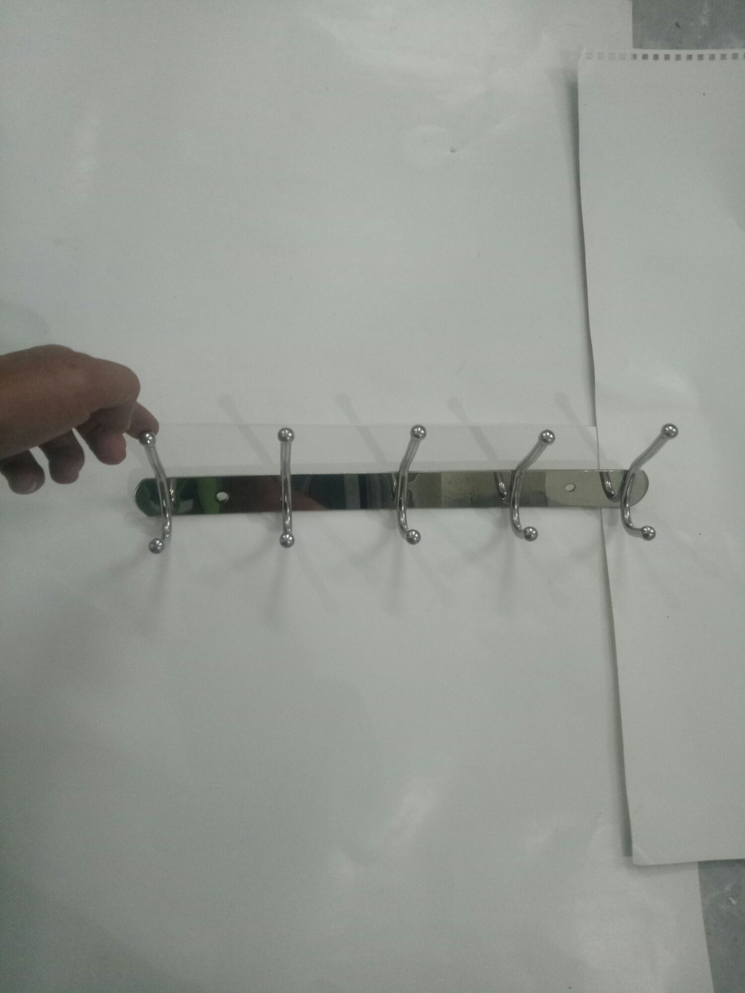 Mắc quần áo 5 mấu chồn đầu inox 304
