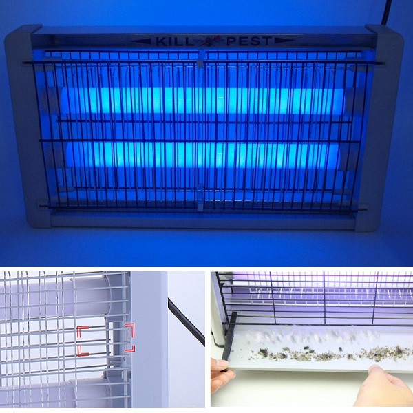 [HCM]Đèn Bắt Muỗi Kill Pest LED-20W - Đèn bẫy côn trùng - Đèn diệt côn trùng - Máy bắt muỗi