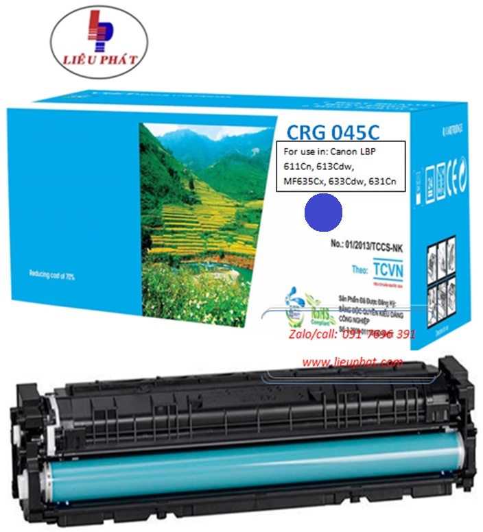 Hộp mực in laser màu CRG-046 BK / 046 C / CRG-046 Y / CRG-046 M hàng thay thế dùng cho máy in Canon LBP 651C/652C/654C/ MF731Cdw/ MF733Cdw/ MF735Cd