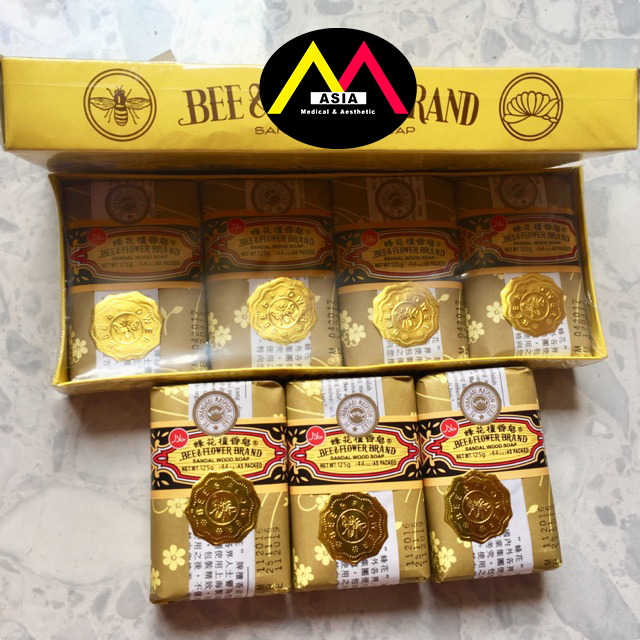 COMBO 04 CỤC XÀ BÔNG CON ONG (BEE FLOWER BRAND)