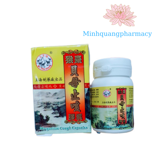 Thảo dược ngừa ho malaysia - margarite cough capsules chuyên ho gió, ho khan, ho có đờm, hen suyễn, khó thở - hộp 30 viên