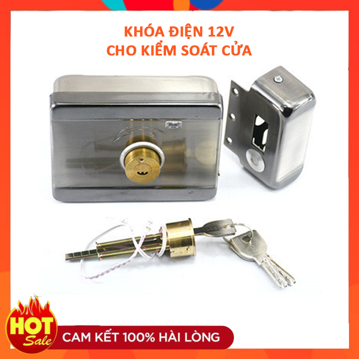 Khóa cổng điện 12V dành cho kiểm soát cửa