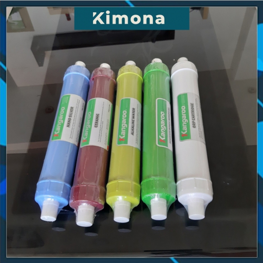 Combo 5 lõi lọc 5,6,7,8,9 kangaroo - hàng chính hãng - dùng thay thế cho máy lọc nước ro