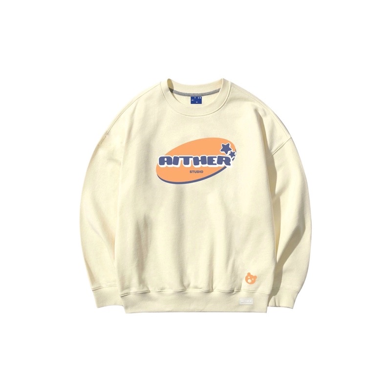 Aither studio áo nỉ sweater aither tay dài form rộng