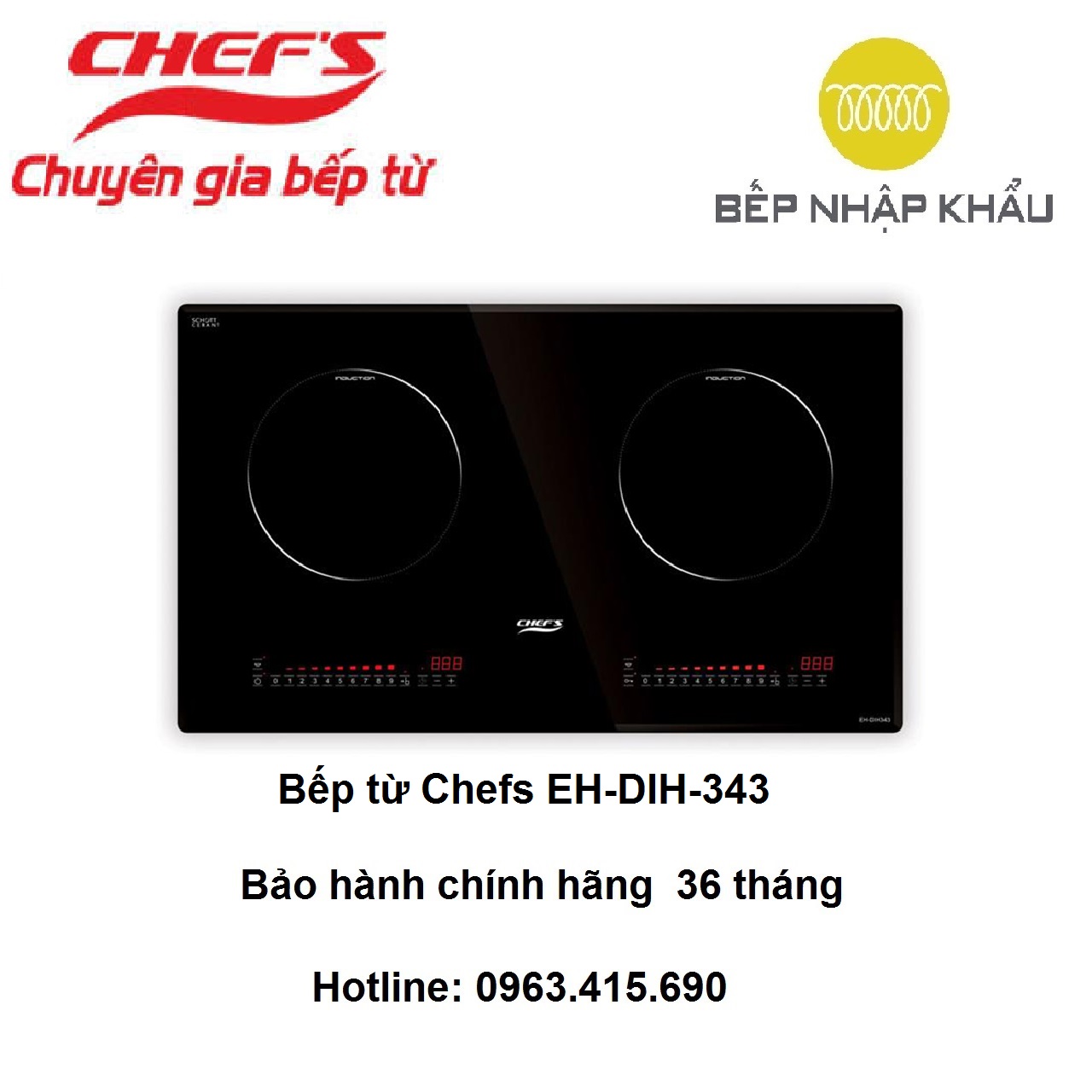 Bếp từ chefs eh-dih343
