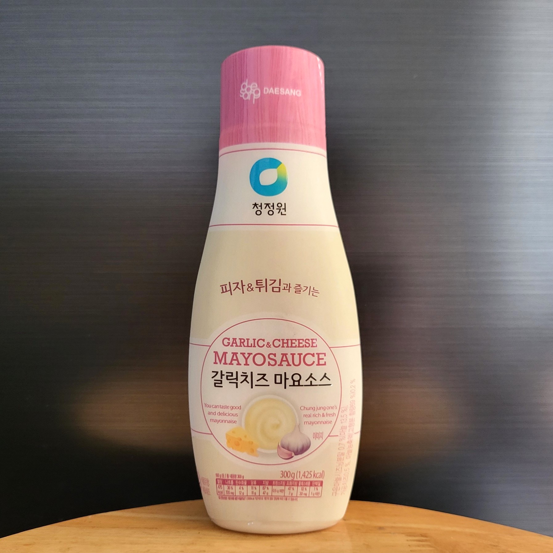 DAESANG - chai HỒNG 300g - SỐT MAYO VỊ PHÔ MAI TỎI / HÀN QUỐC / Garlic Cheese Mayonnaise Sauce